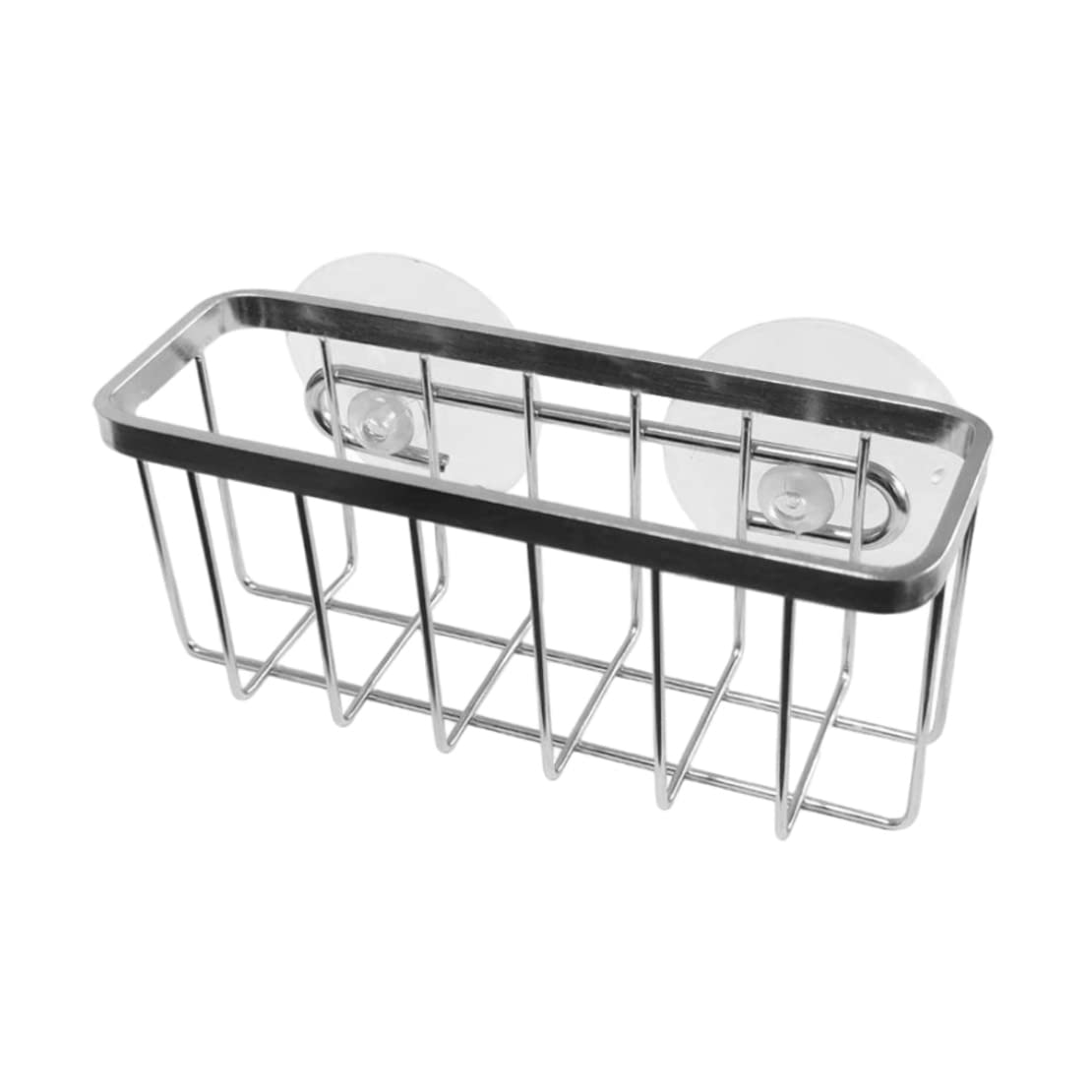 Hintyne Sponge Caddy Sink Sponge Holder Stainless Steel Sink Organizer Rack with Suction Cups for Kitchen Holder with Suction Cups