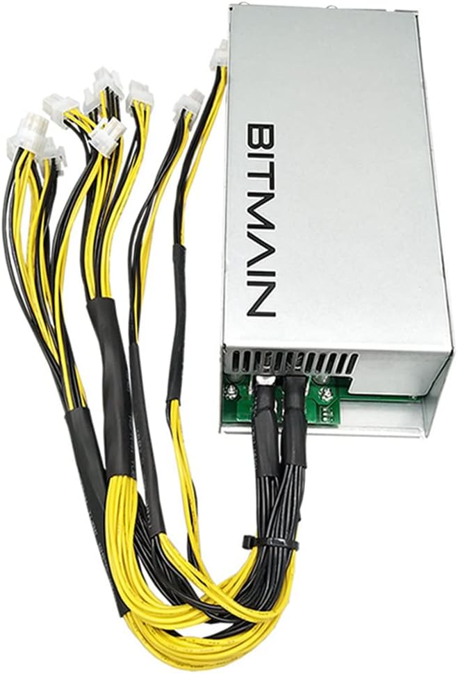 APW7 1800W Power Supply Mining PSU for Bitmain S9/L3+/A6/A7/R4/S7/E9 with 10X PCI-E 6Pin Connectors