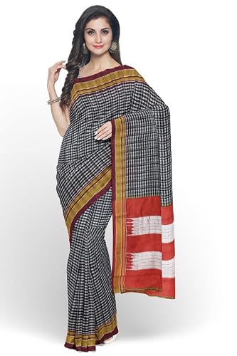Viswaveda black ilkal silk saree – image 4