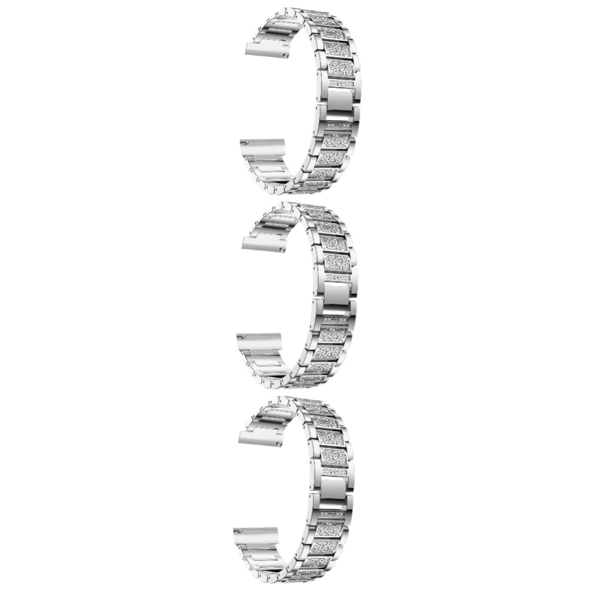 HOMSFOU bracelet de montre regarder intelligemment relojes inteligentes para mujer bracelets de montre-bracelet montres montre bracelet de remplacement bande de montre Silver