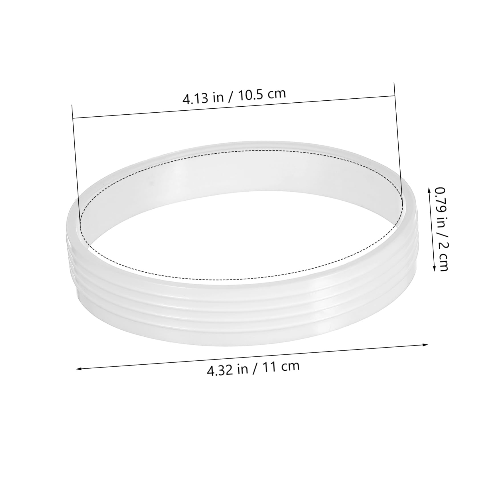 Parliky Outdoor Golf Putting Green 5pcs Plastic Hole Cup Rings Protective Golf Green Mat Accessories
