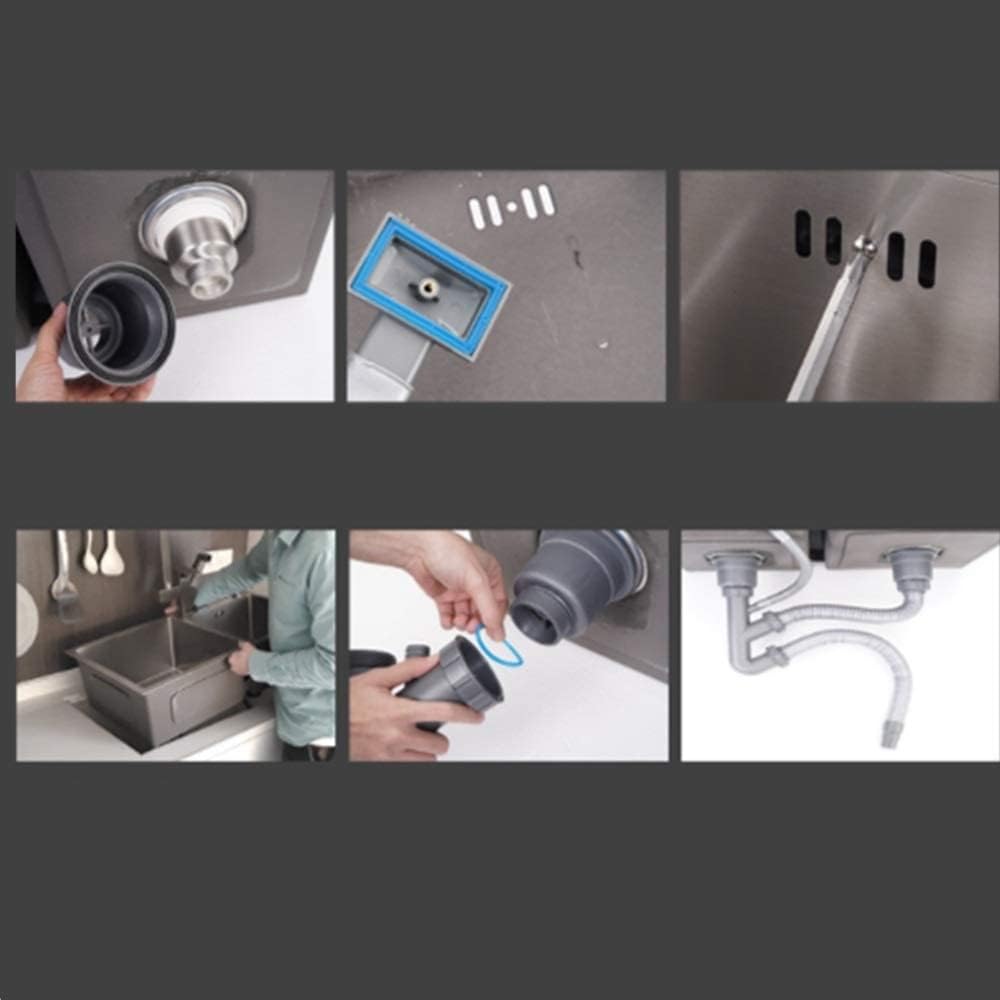 Kitchen Sink Stainless Steel Sink Double Sink Kitchen Sink Thickening Reversible Kitchen Sink Basket Waste Kit Stainless Steel Sink