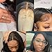 MY SHINY WIGS Real HD Lace Frontal 13x4 Ultra Thin Swiss HD Lace Bleach Knots Frontal Closure Virgin Human Hair Pre Plucked with Baby Hair Undetectable & Invisible Lace Straight 14 Inch