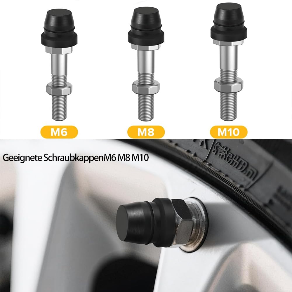 20 Pezzi Tappi in Gomma per Spurgo Coperchio del Tappo di Sfiato del Freno Tappo di Spurgo del Freno Adatto per Veicoli, Auto,Moto e Accessori per Biciclette