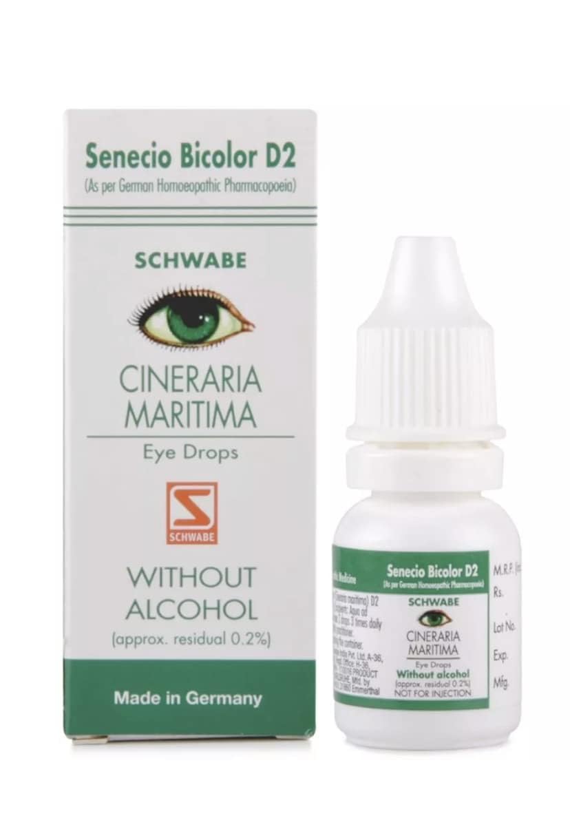 Willmar Schwabe Cineraria Maritima Eye Drops Without Alcohol 10Ml - Set Of 2 Bottles-image-6