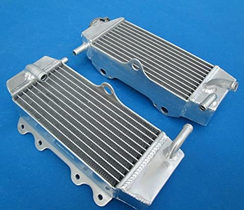 L&R Aluminum Radiator & Hose For Yamaha 2001-2005 YZ250F YZF 250 2001-2006 WR250F RED
