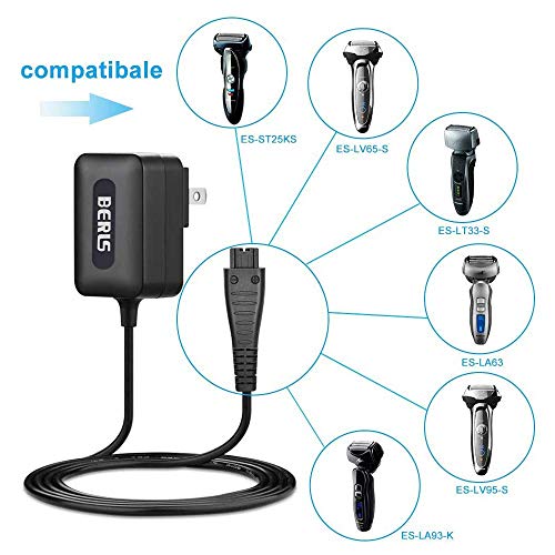 IBERLS 5.4V Shaver Power Charger Cord Replacement Panasonic Trimmer RE7-51, RE7-59 Charging Adapter, Compatible with Panasonic Razor ES-LA63, ES-LV95-S, ES-LA93 Power Supply