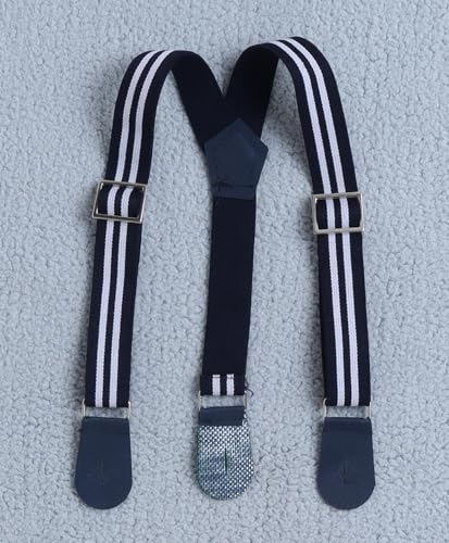 Image of BUMZEE Boys Regular Fit Half Sleeves Collar Neck Cotton Bodysuit & Short Set With Applique Bow Suspender & Cap