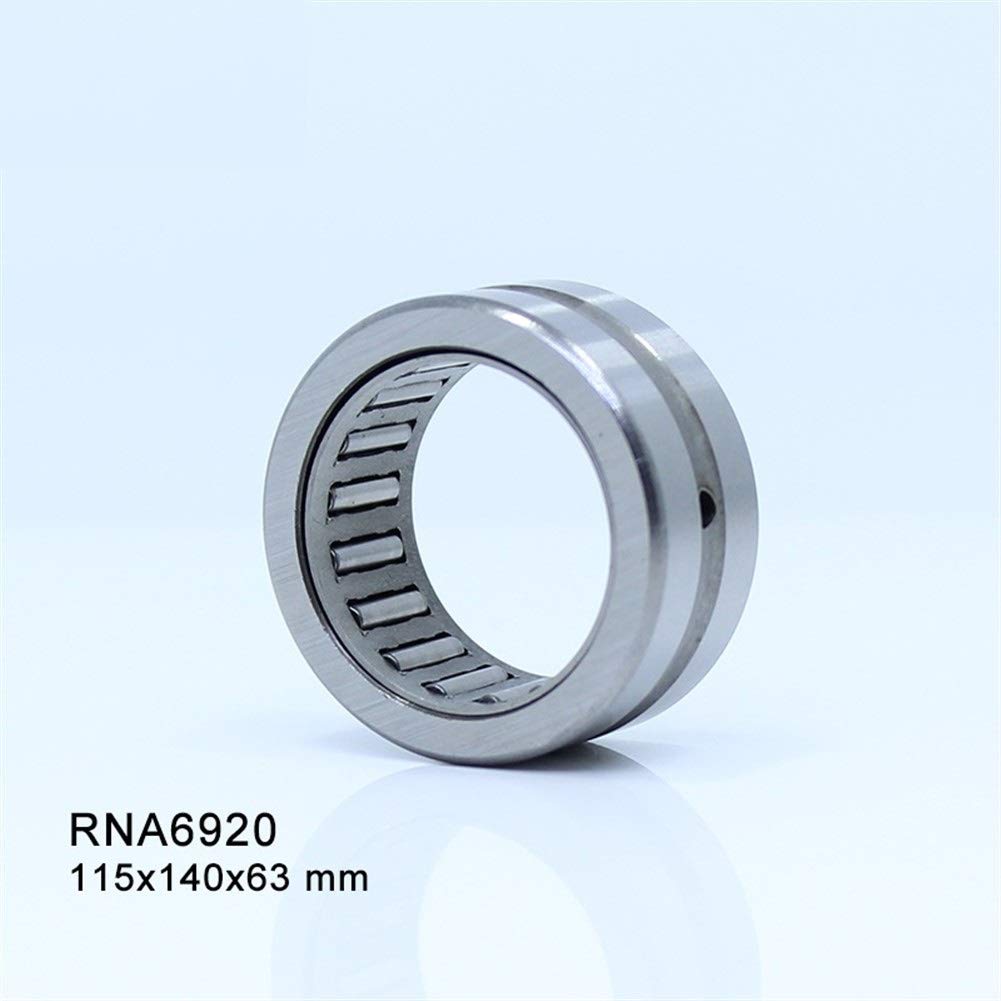 Rodamientos de Agujas RNA6920, 115 x 140 x 63 mm, con collarín Macizo, sin Anillo Interior, 6634920, 6354920