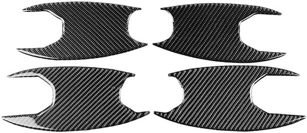 Carbon Fiber PC Vinyl Cover Trim Sticker Accessories Decoration Compatible with BMW 3 Series G20 2018+ Black (Gear Shift Dashboard Frame 09)