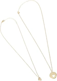 Colar De Coração De Pêssego Mãe E Filho Colar De Joias Femininas Colar De Coração Colares Femininos Colar De Mãe Filha Colar De Quebra-Cabeça De Coração Colar De Dia Das