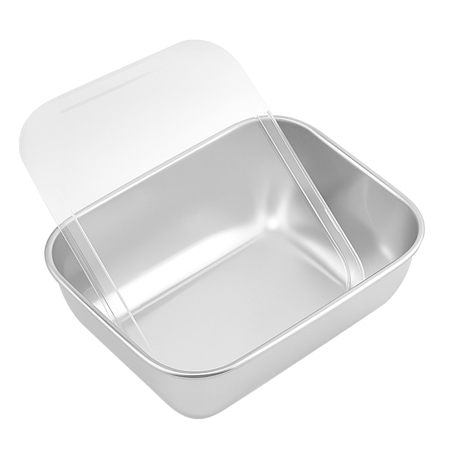 HOZEON 10 contenitori per alimenti in acciaio inox con coperchi, impilabili, contenitori per la preparazione dei pasti in ufficio, contenitori ermetici per snack, adatti al congelatore