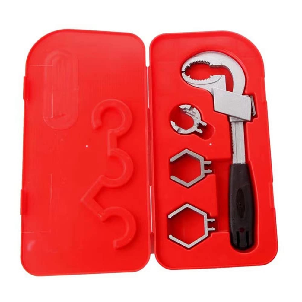 Nagoyuki Adjustable Double-Ended Wrench Bathroom Wrench for Water Pipe Repair & Home Accessories, Photo Color - Image 3