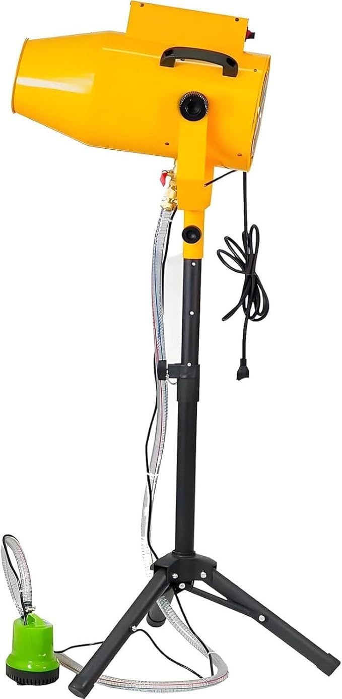 Macchina per schiuma - Cannone in schiuma effetto palcoscenico da 1000 W, uscita 20㎡/min, angolo regolabile di 130 ° per eventi all'aperto