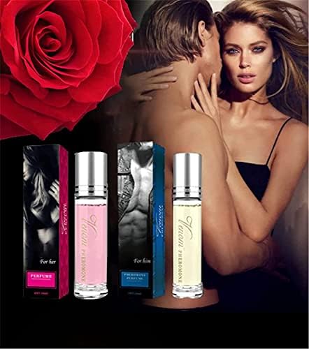 2PCS Intimate Partner Erotic Perfume, Flirtyaroma Lusting Pheromone Perfume, Bellunamoon Romance Pheromone Perfume, Pheromone Infused Essential Oil Perfume, Increase Intimacy (Female & Male)