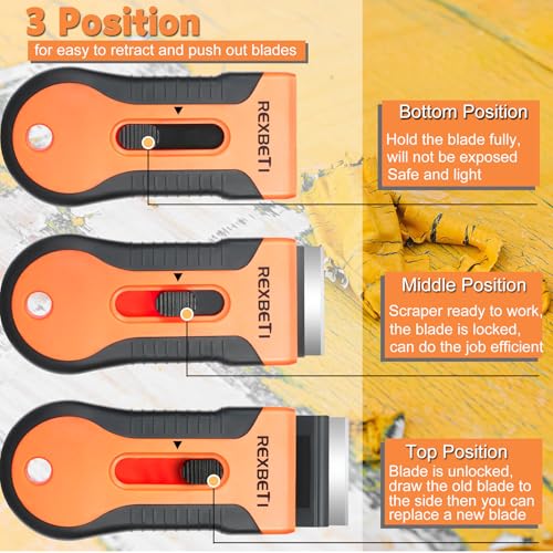 REXBETI Razor Blade Scraper Tool