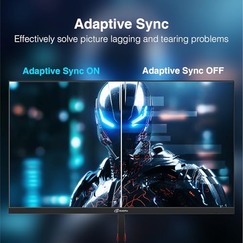 Image of ArcticPro 24inch Computer Monitor, FHD 1080p, 144Hz Office and Gaming Monitor, IPS, Adaptive Sync, 110% sRGB, 1ms, 3-Sided Frameless, Ultra Slim, VESA Mountable, Anti-Blue Light Design, HDMI, DP