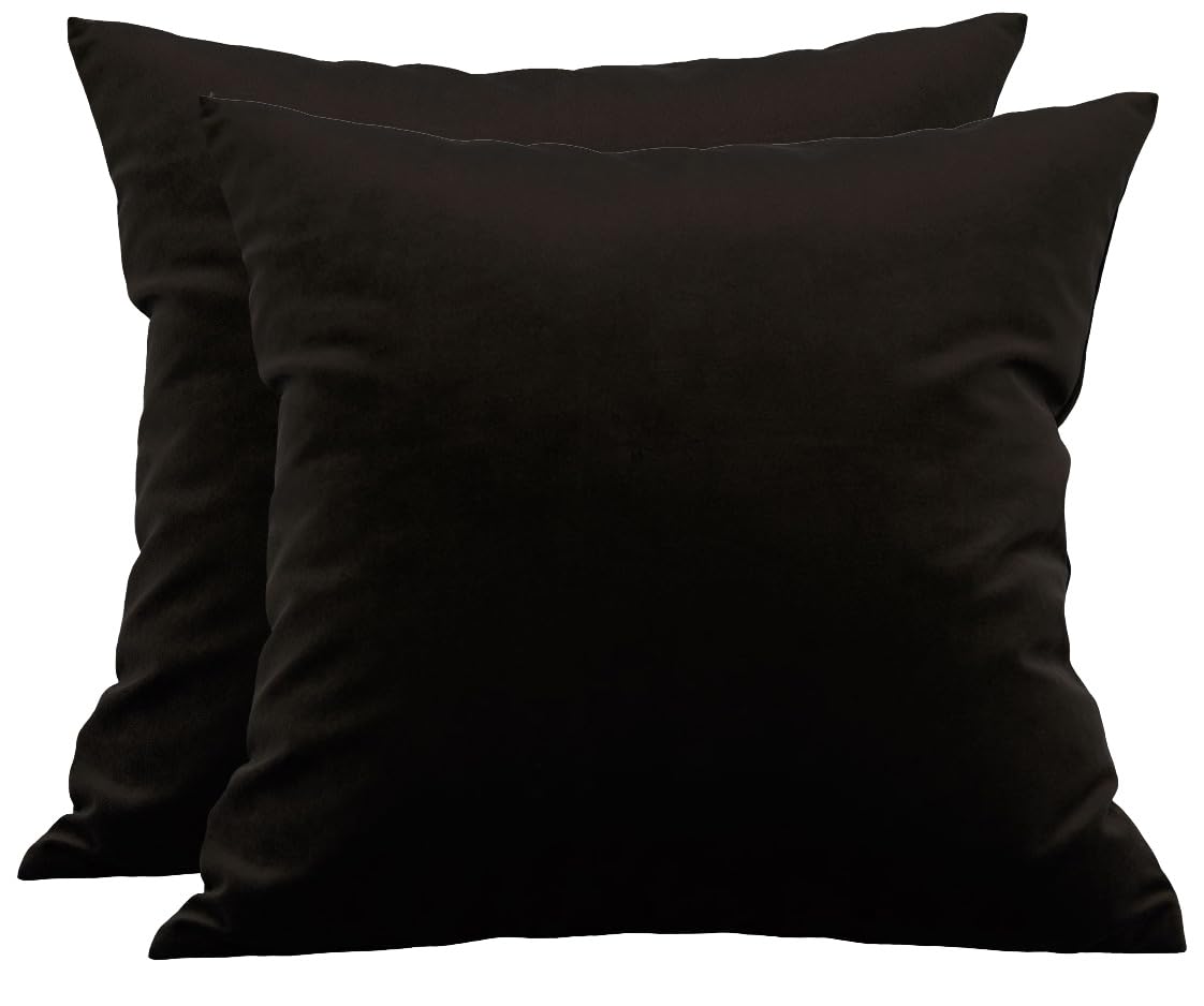 TangDepot 2-Pack Super Soft Velvet Pillow Covers, 20x20 Grass Green — view 115