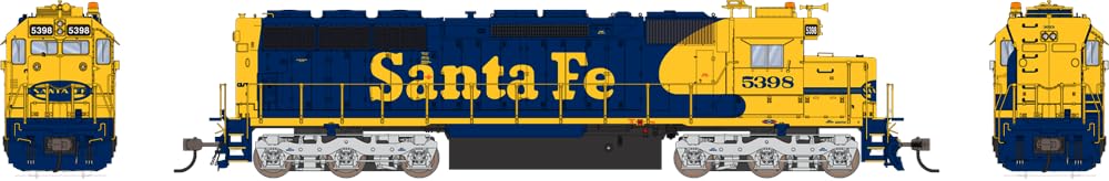 Broadway Limited 4282 EMD SD45, ATSF #5382, Yellow Bonnet, Paragon4 Sound/DC/DCC, HO