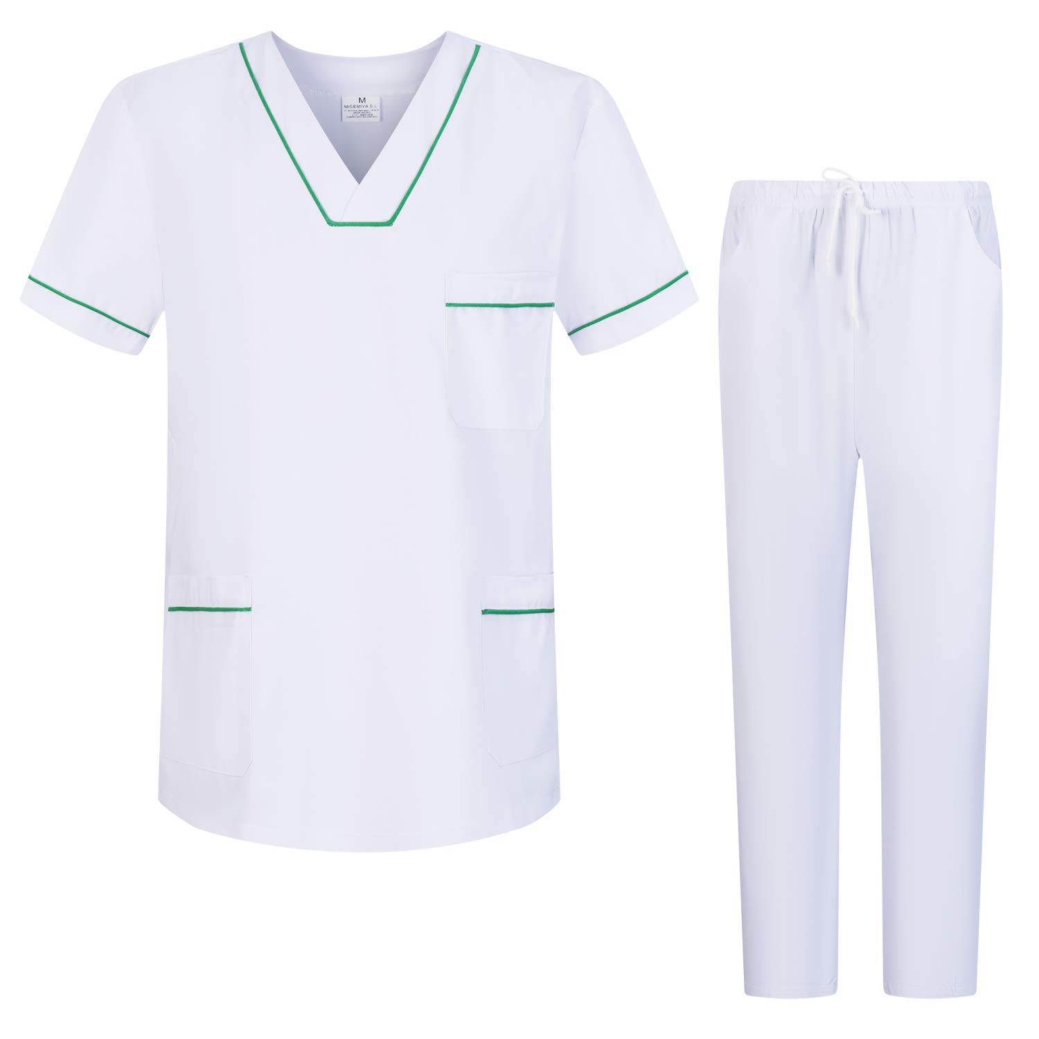 MISEMIYA Uniforme Sanitario Sq-6611-6612 Trajes médicos Unisex adulto