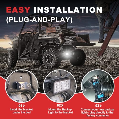 Luz LED trasera Ranger 36W para Polaris Ranger 2018-2025 miniatura 5