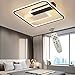 Produktbild 60W LED Deckenleuchte Moderne Wohnzimmerleuchte Kronleuchter Design Lampe Deckenleuchte Beleuchtung Wohnzimmerleuchten Schlafzimmerleuchten Arbeitszimmer Deckenleuchte Lampe Dimmbar 2700-6500K