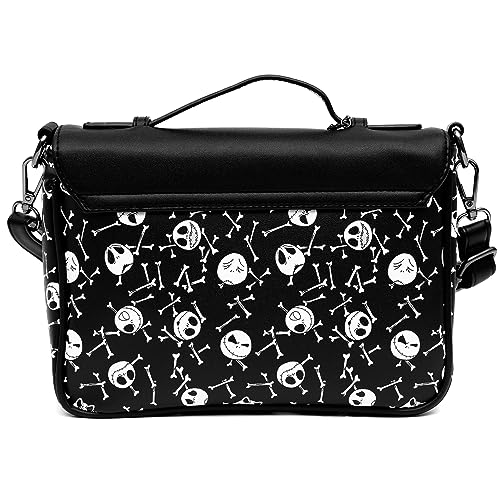 Disney Bag, Cross Body, The Nightmare Before Christmas NBC Jack Skellington, Vegan Leather, Black4