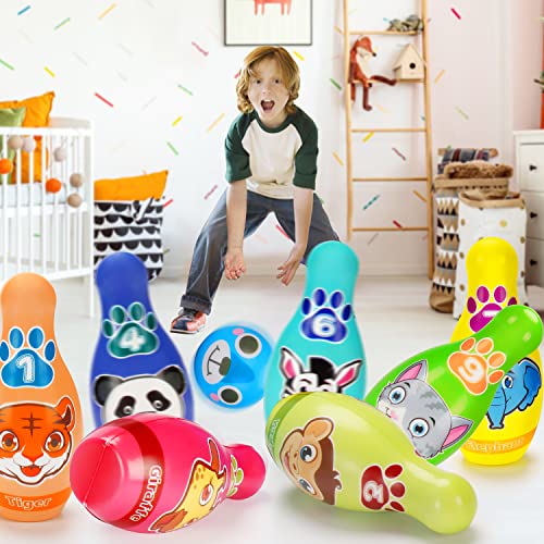 image for Tsomtto Kids Bowling Set Toddler Toys for 2 3 4 Year Old Boy Girl Birt