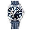RollsTimi Pagani Design- Automatic Men’s Watch, Casual Stainless Steel Bracelet with Stylish Sapphire Crystal, Nylon Strap NH39, PD1736