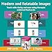 Picture My Picture Language Flash Card Set – Speech Therapy Tool for Vocabulary, Communication & Thinking, Scratch-Resistant with Activity Guide, Suitable for Education, ESL & ABA – Set of 200