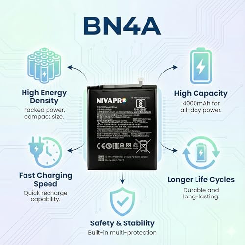 Image of Original BN4A Battery for Redmi Note 7 Pro | Redmi Note 7 with Warranty 4000mAh