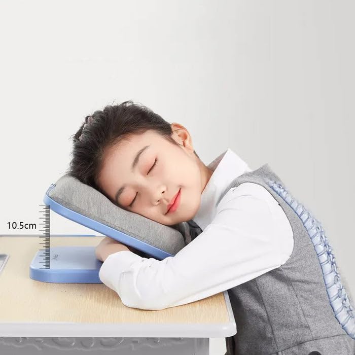 Oblivion Foldable Sleeping Pillow - Portable U Shaped Soft Pillow for Office, Library & Outdoor, Head Desk Cushion, Nap Pillow for Travel, Airplane, Trains & Cars.-picture-22