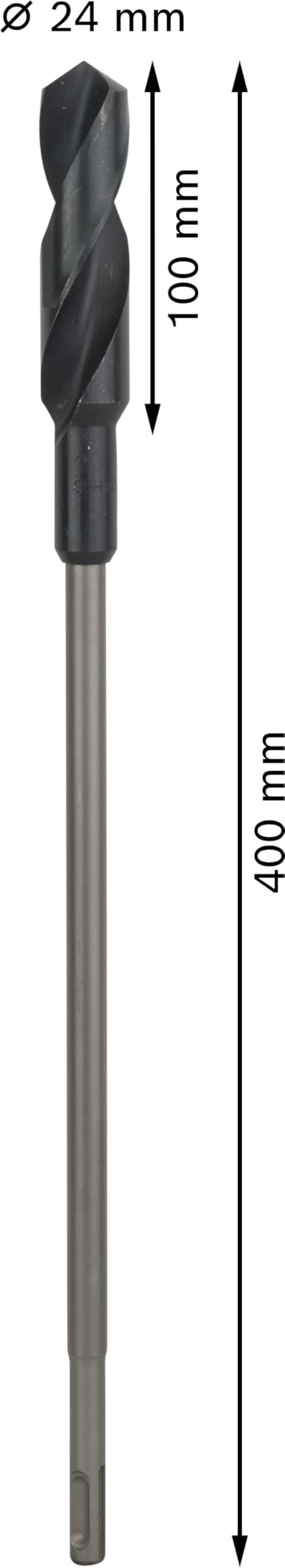 Bosch 1x Wiertło instalacyjne PRO Wood HSS (do Twarde drewno, Warstwy metalowe, Ø 24,00 mm, Professional Akcesoria Wiertarki/Wkrętarki, Wiertło do młota)