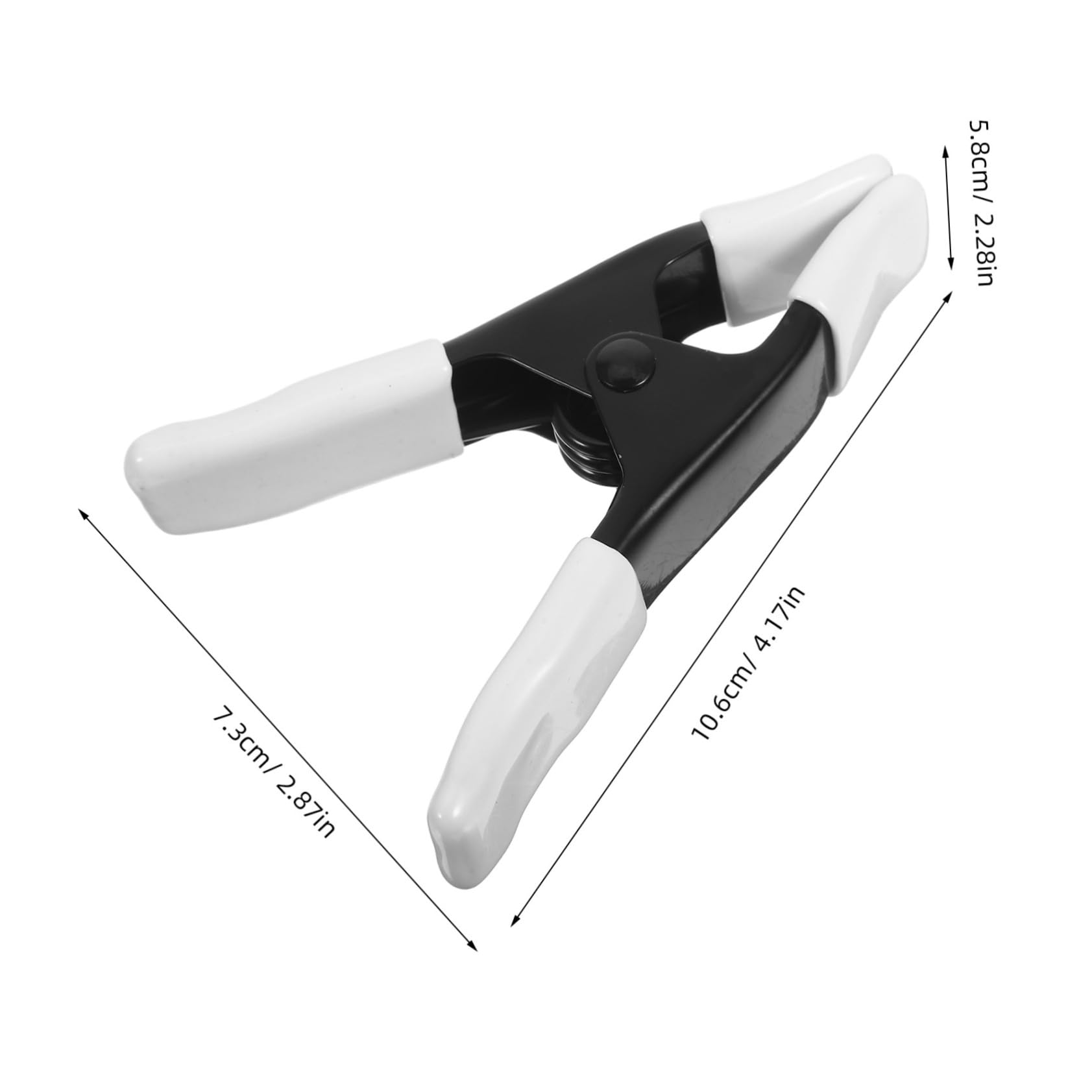 ARTIBETTER Secure Spring Clamps Pvc 3 Pcs for Backdrop Stand Photo Architect's Light Mount Heavy Duty Clamp