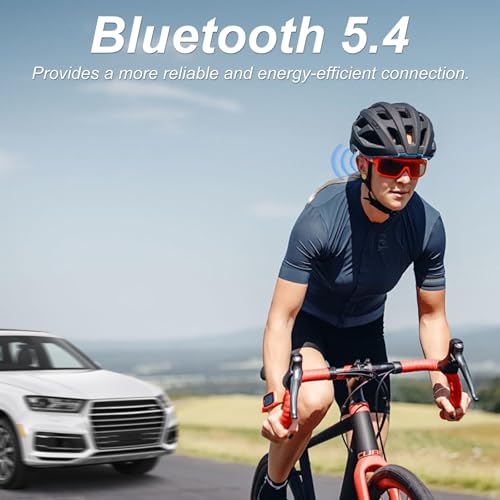 Image of Bone Conduction Headphones - Bluetooth 5.4 & 32GB Memory MP3 Player IP68 Waterproof Headphones for Swimming, Bone Conduction with Mic Open Ear Running Headphone for Swimming, Running, Cycling (Red)