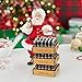 Kurt Adler Coca-Cola Santa with Delivery Cart, 10.5-Inch, Set of 2