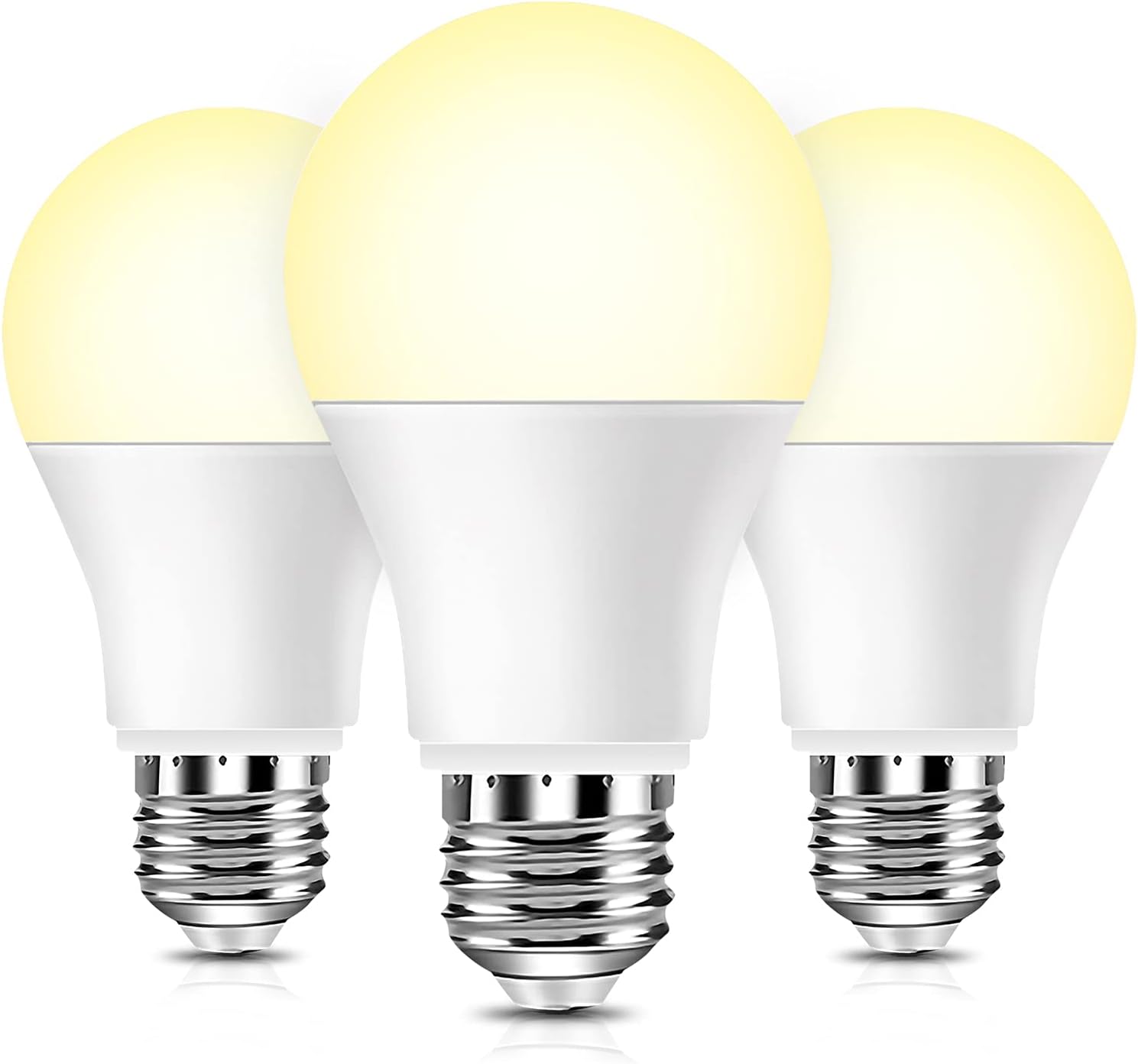 3 Pack Plant Grow Light Bulbs, Neporal A19 9W 75W Equivalent LED Full Spectrum Grow Light Bulb for Indoor Plants Seedlings Budding Flowering & Extension Growth, Warm White Plant Light Bulbs Grow Bulb