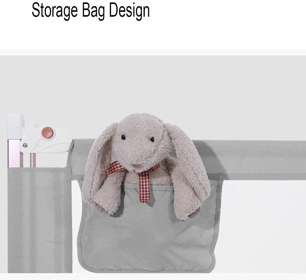 Box per Bambini Culla Avvolgente Binario Letto per Bambini Sponde Laterali di Sicurezza Sollevamento Verticale Binari per Bambini con Custodia Anti-collisione Giocattolo Anti-cadut