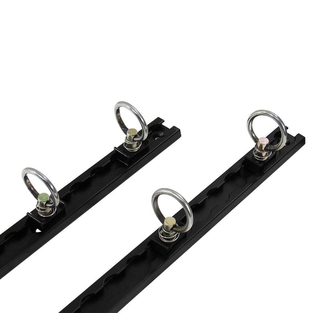 Buy Pit Posse 4' Aluminum S Track Tie Down Rails Set Of 2 Heavy Aircraft Quality Aluminum