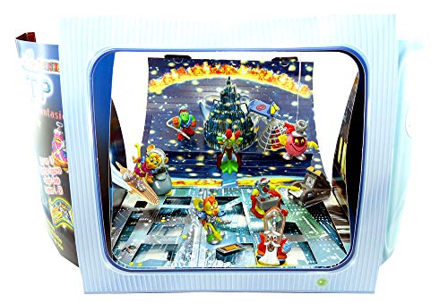  Kinder Überraschung Diorama dei Cybertops con scatola originale e foglietti