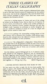 Paperback Three Classics of Italian Calligraphy Book