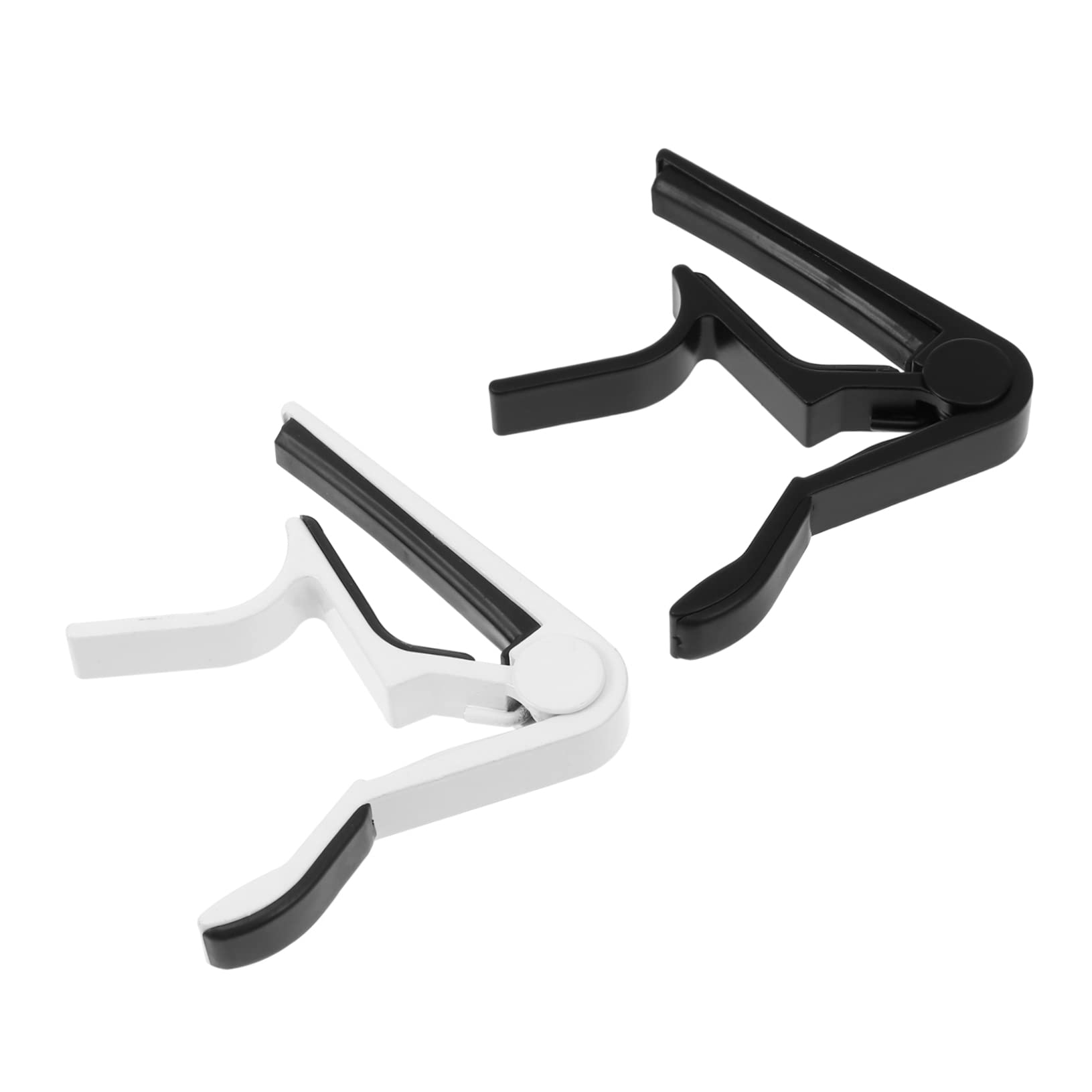 VANZACK 2Pcs Quick Sandhi Clips for Guitar and Ukulele Lightweight Hand Held Capos Easy to Use Durable Design for Musicians the Go
