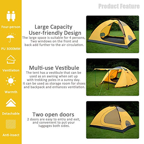 four room tent