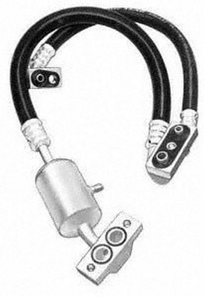 Four Seasons 55452 AC Hose Assembly - Discharge & Suction Line Replacement For Auto AC Systems