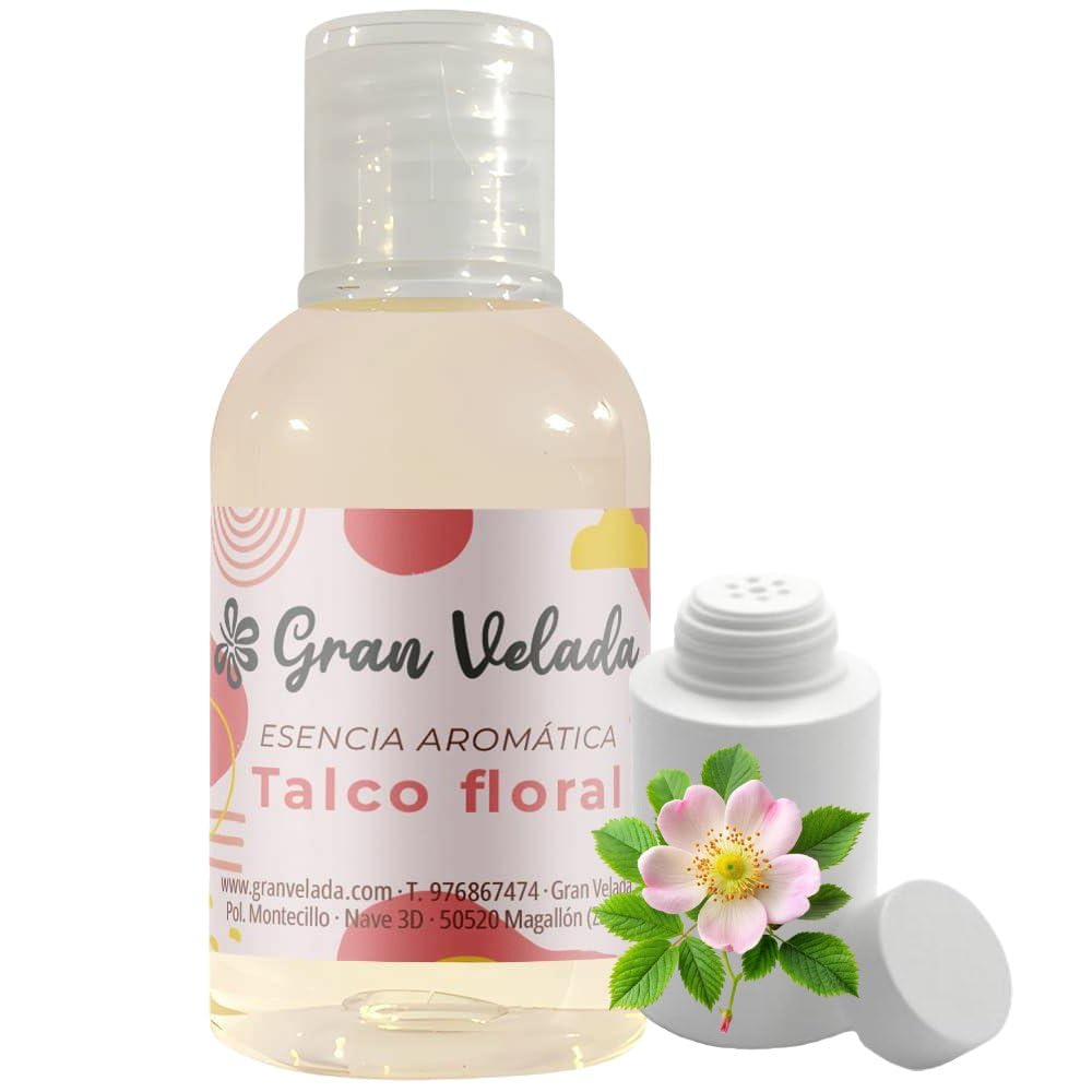 Esencia Talco Floral 1 Litro | Aroma Floral Empolvado con Toques Cítricos para Perfumes y Cosméticos | Concentrada, Versátil y Exquisita