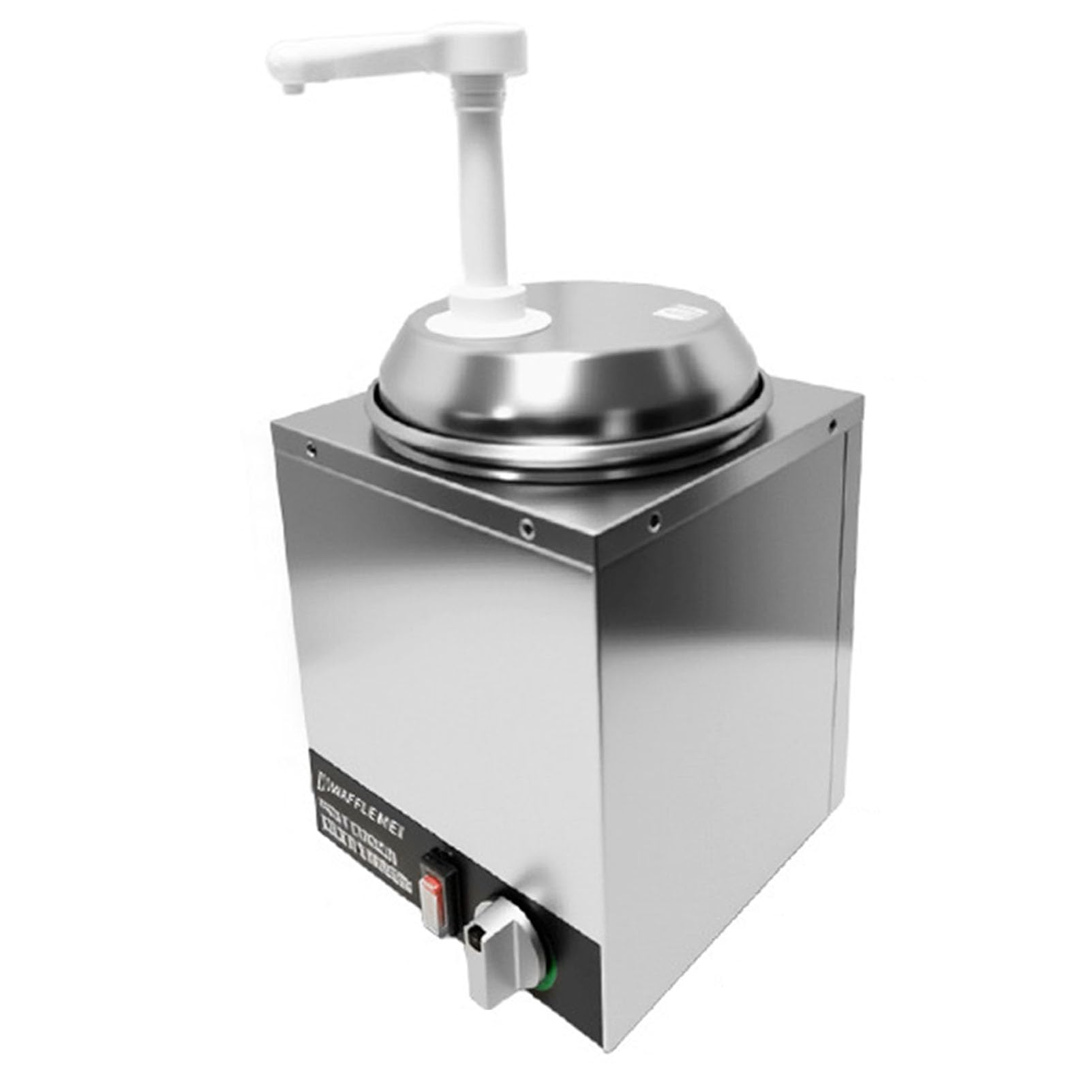 Nacho - Dispensador de queso con bomba, calentador de salsa comercial, temperatura ajustable, calentador de queso para bufé, cocina, cafetería, fiesta en casa, capacidad de 7 litros