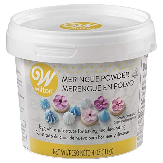 Wilton Meringue Powder Egg White Substitute, 4 oz.
