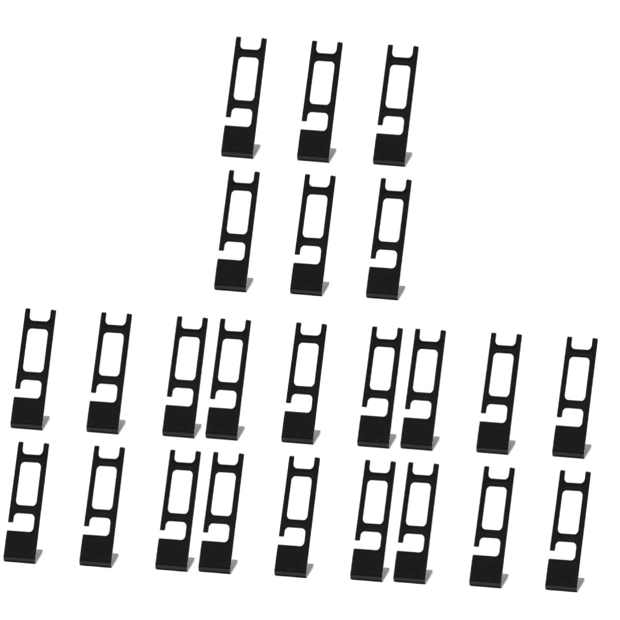 Lot de supports décoratifs Healvian 24 pièces au design minimaliste et stable