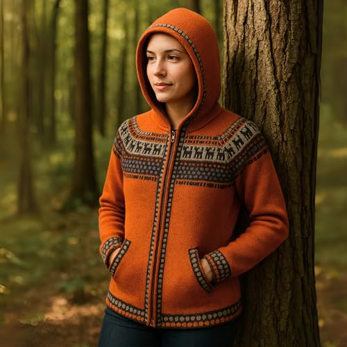 Gamboa Genuine Alpaca Cardigan Sweater for Women Winter Autumn Sweaters Lightweight3