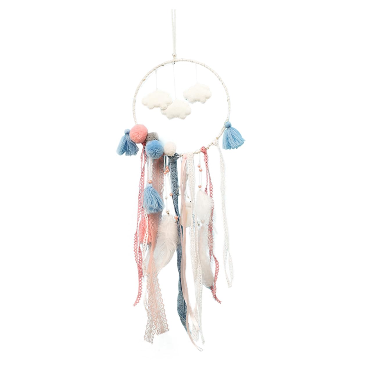 Atrapasueños de plumas Zerodeko para decoración colgante en el hogar y coche